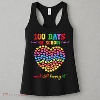 100 Days Of School Celebrate 100th Day Of School Women's Tank Top thumb 3