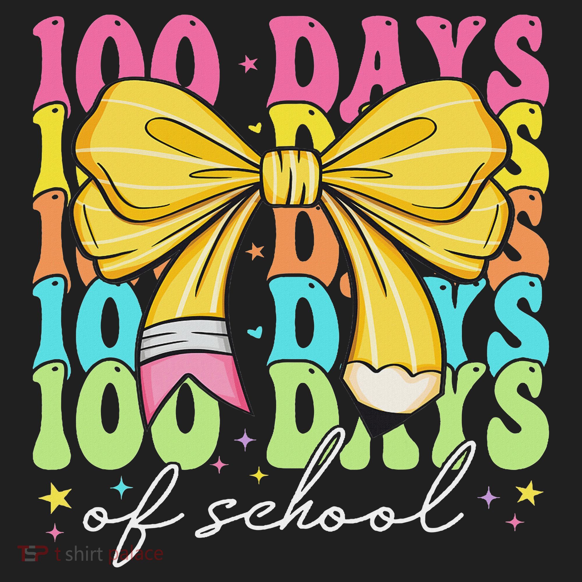 100 Days Of School Coquette Bow 100th Day Of School Women's Sweatshirt