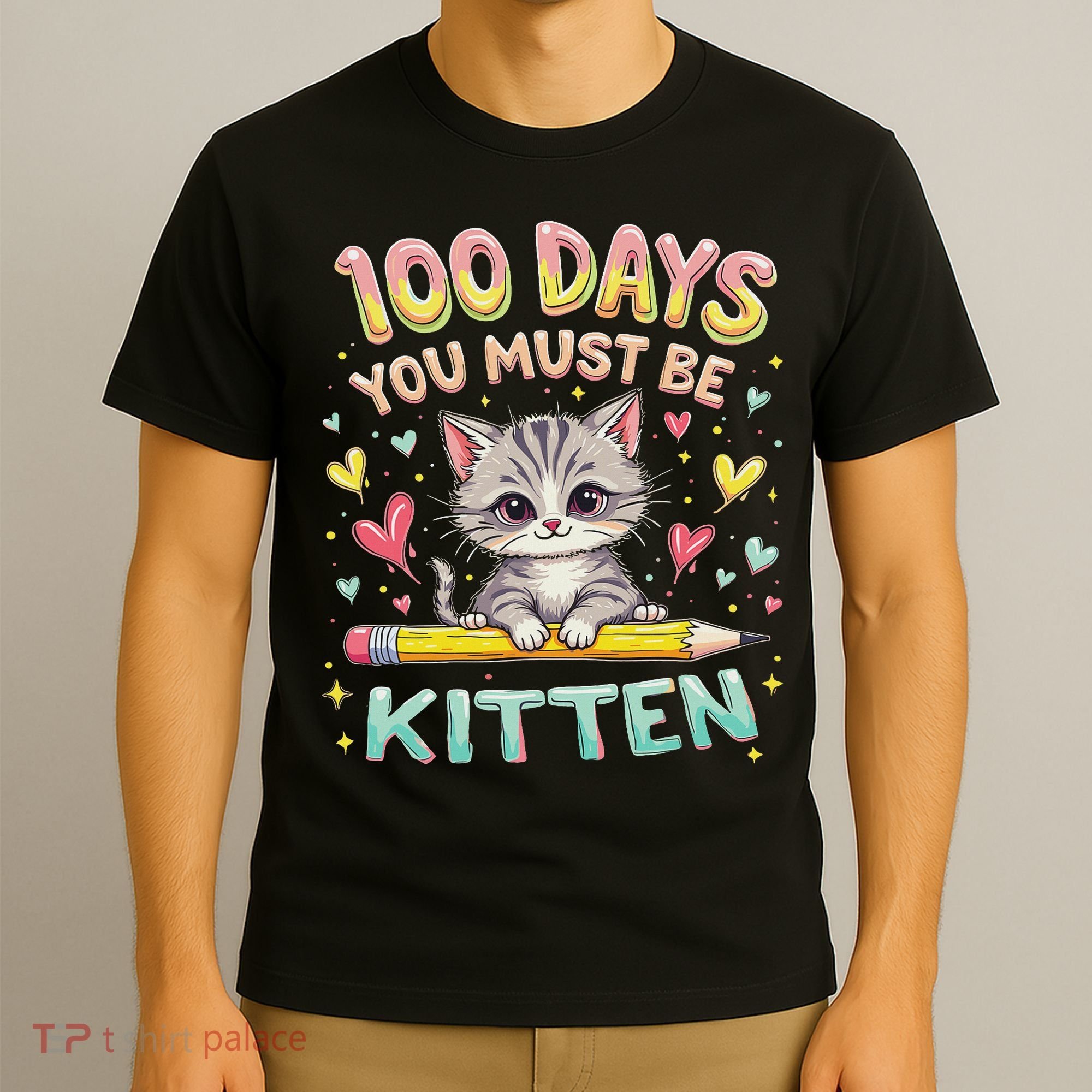 100 Days Of School You Must Be Kitten Approved T-Shirt
