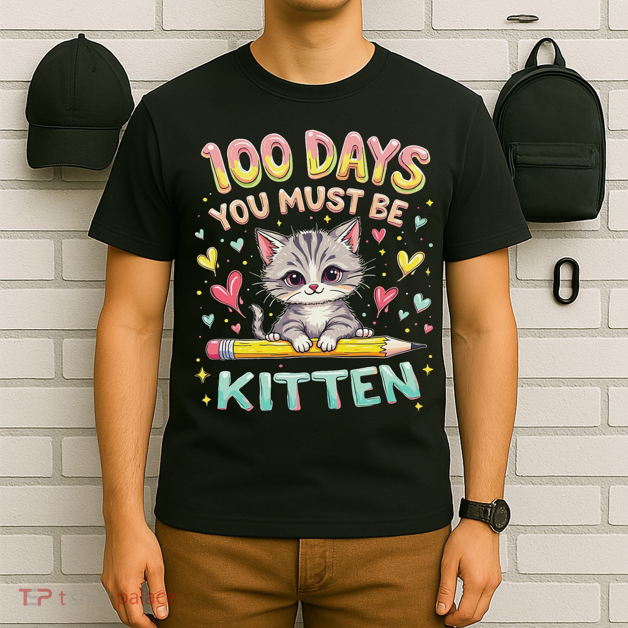 100 Days Of School You Must Be Kitten Approved T-Shirt