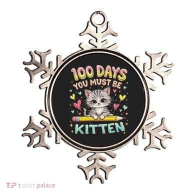 100 Days Of School You Must Be Kitten Approved Ornament