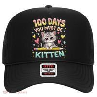 100 Days Of School You Must Be Kitten Approved Hat thumb 0