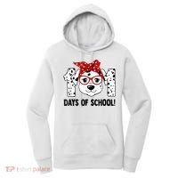 101 Days Of School Dalmatian Dog Teachers Kids Gift Women's Hoodie thumb 0