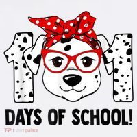 101 Days Of School Dalmatian Dog Teachers Kids Gift Women's Tank Top thumb 5
