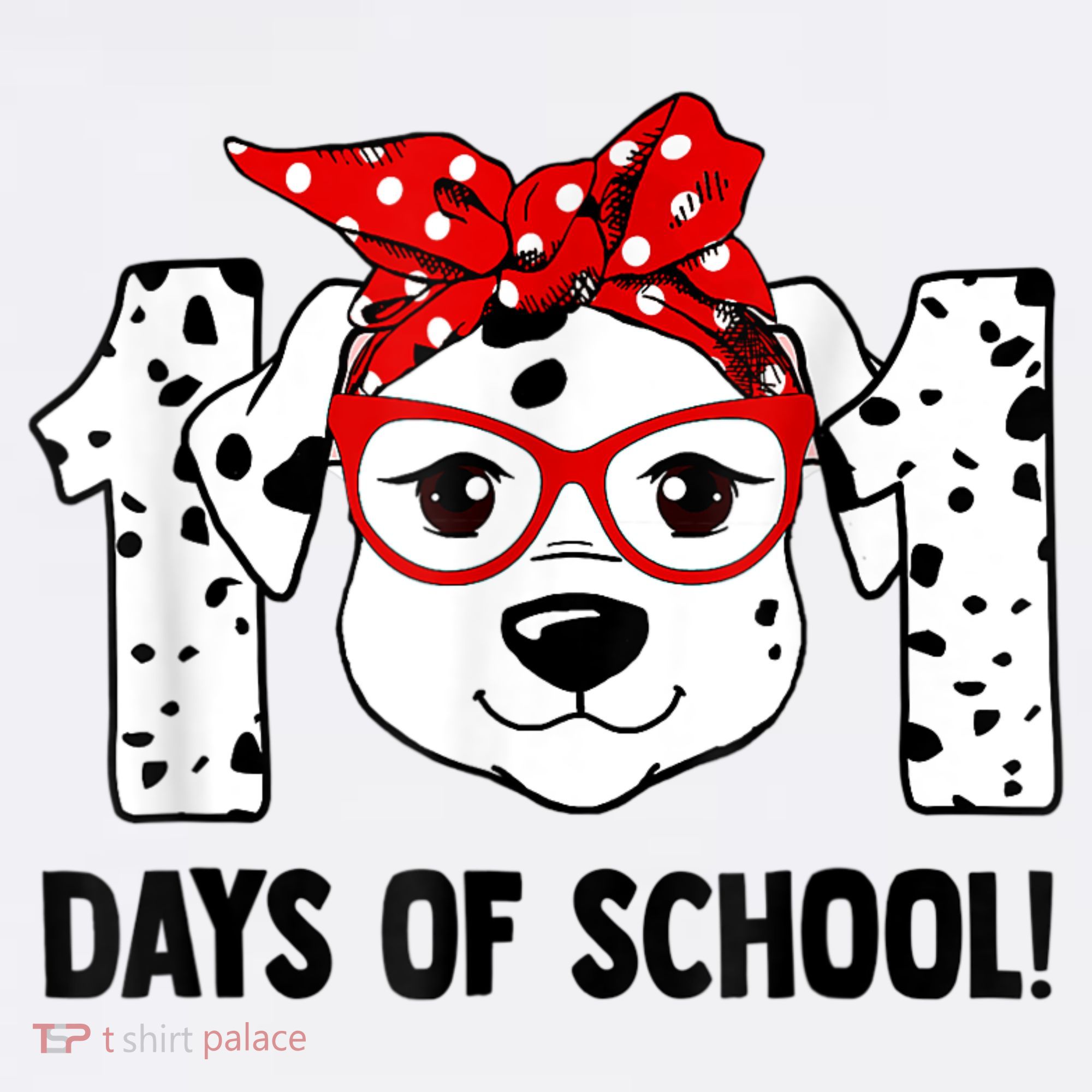 101 Days Of School Dalmatian Dog Teachers Kids Gift Women's Tank Top