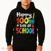 100th Day Of School A Gift For Teachers Kids Child Happy 100 Days Hoodie thumb 2