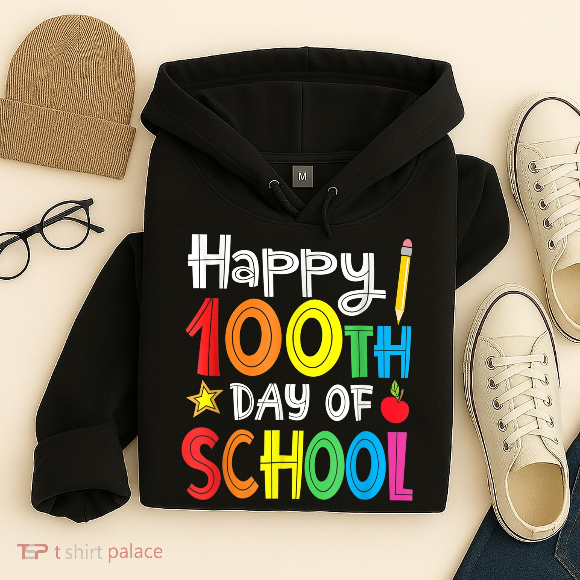 100th Day Of School A Gift For Teachers Kids Child Happy 100 Days Hoodie