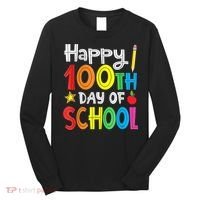 100th Day Of School A Gift For Teachers Kids Child Happy 100 Days Long Sleeve Shirt thumb 0