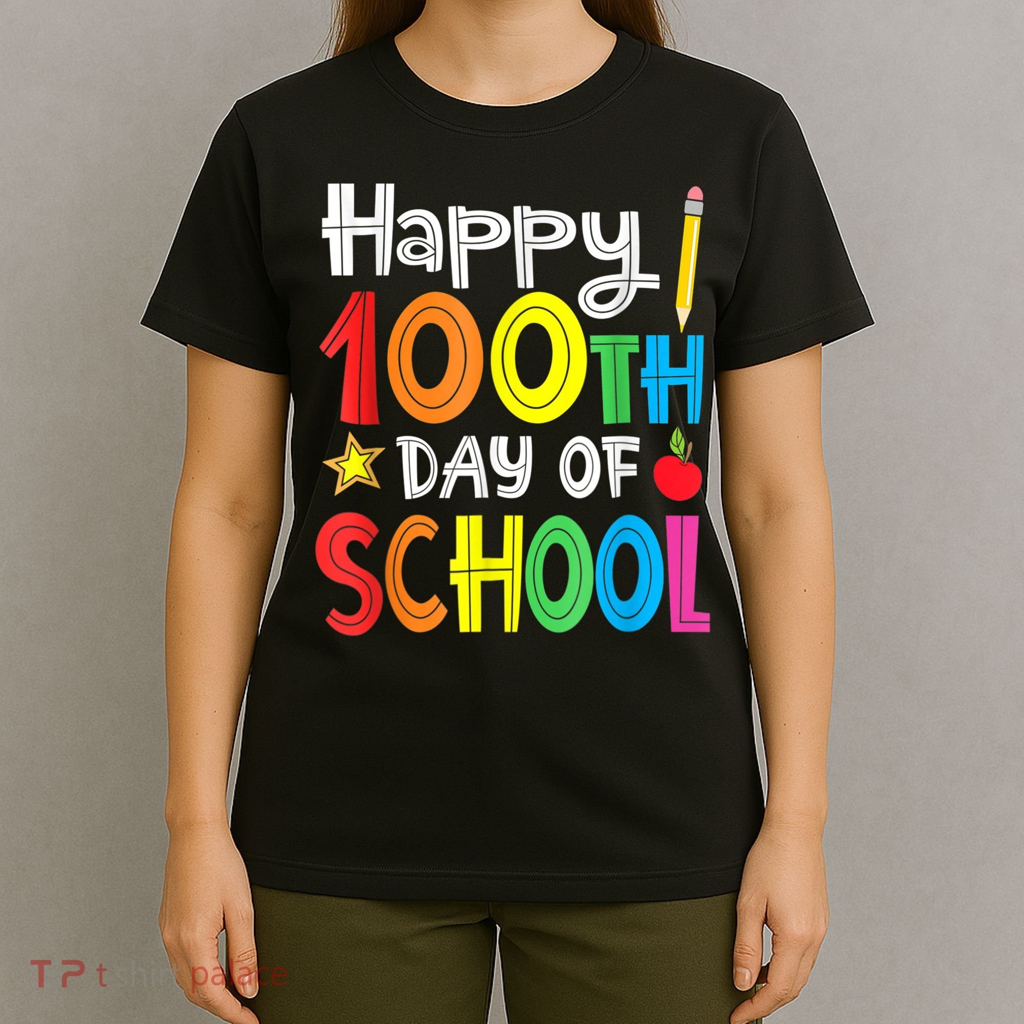 100th Day Of School A Gift For Teachers Kids Child Happy 100 Days T-Shirt