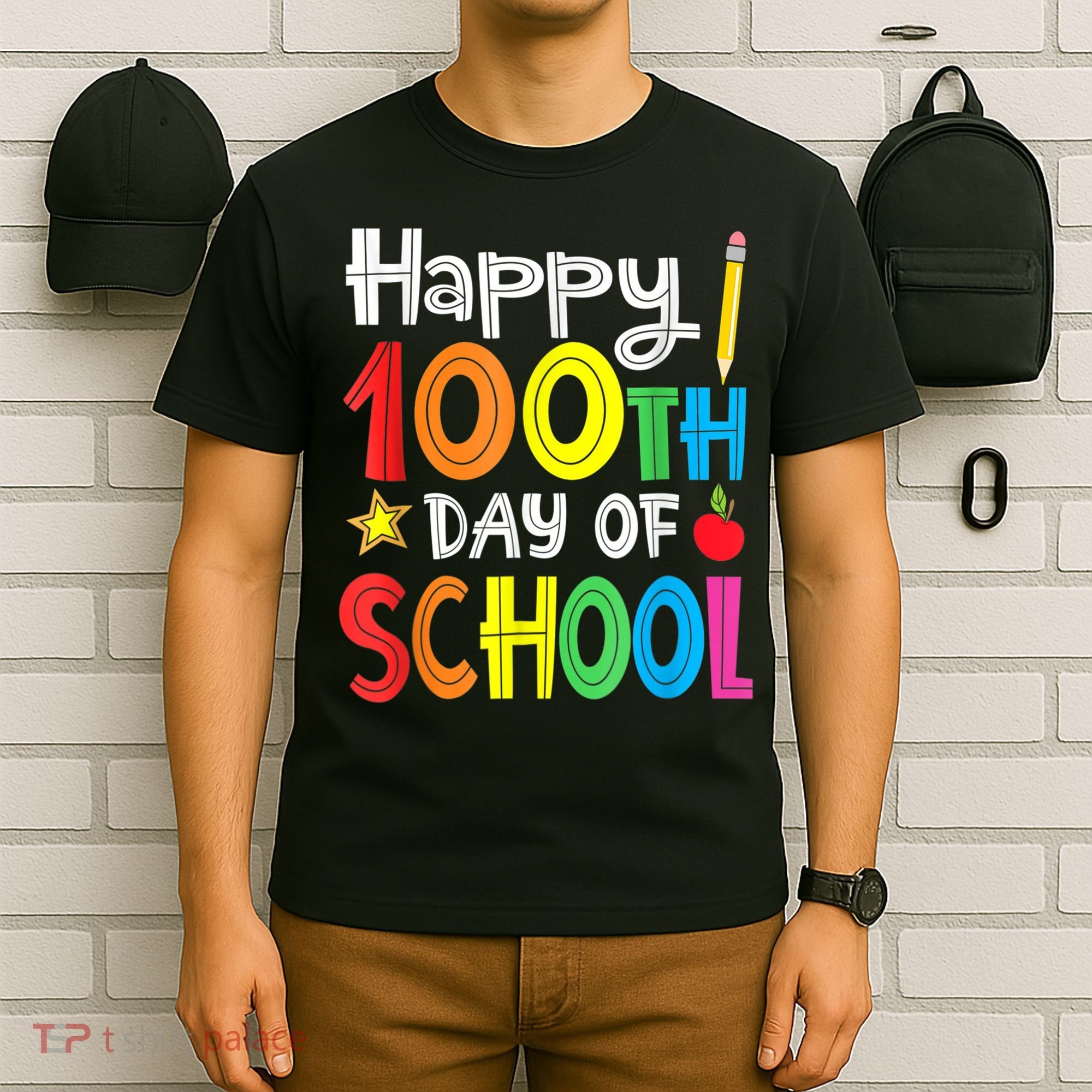 100th Day Of School A Gift For Teachers Kids Child Happy 100 Days T-Shirt