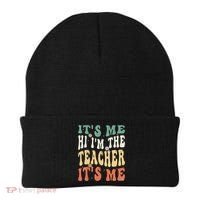 100th Day Of School I’m The Teacher It’s Me Funny Teacher Beanie thumb 0