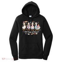 100 Days Of School Ducks Ducks Goose Teacher Student Women's Hoodie thumb 0