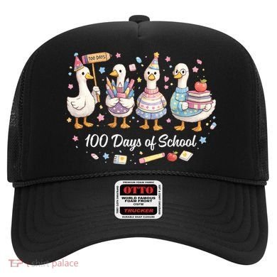 100 Days Of School Ducks Ducks Goose Teacher Student Hat