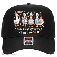 100 Days Of School Ducks Ducks Goose Teacher Student Hat thumb 0