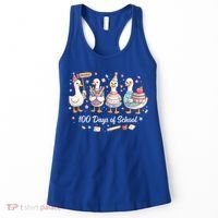 100 Days Of School Ducks Ducks Goose Teacher Student Women's Tank Top thumb 0