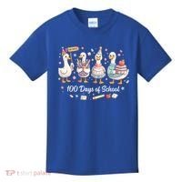 100 Days Of School Ducks Ducks Goose Teacher Student Kids T-Shirt thumb 0