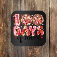 100 Days Of School Retro Disco Ball 100th Day Of School Coaster thumb 0