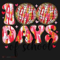 100 Days Of School Retro Disco Ball 100th Day Of School Coaster thumb 2