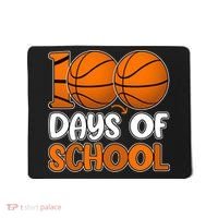 100 Days Of School Basketball Fan Cute Mousepad thumb 0