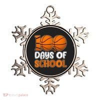 100 Days Of School Basketball Fan Cute Ornament thumb 0