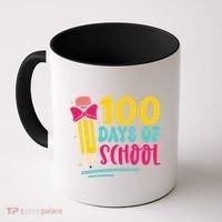 100 Days Of School Cute Education Coffee Mug thumb 0