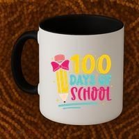 100 Days Of School Cute Education Coffee Mug thumb 2