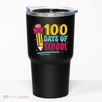 100 Days Of School Cute Education Tumbler thumb 0