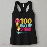 100 Days Of School Cute Education Women's Tank Top thumb 3