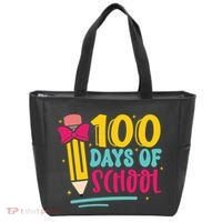 100 Days Of School Cute Education Tote Bag thumb 0