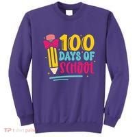100 Days Of School Cute Education Sweatshirt thumb 0