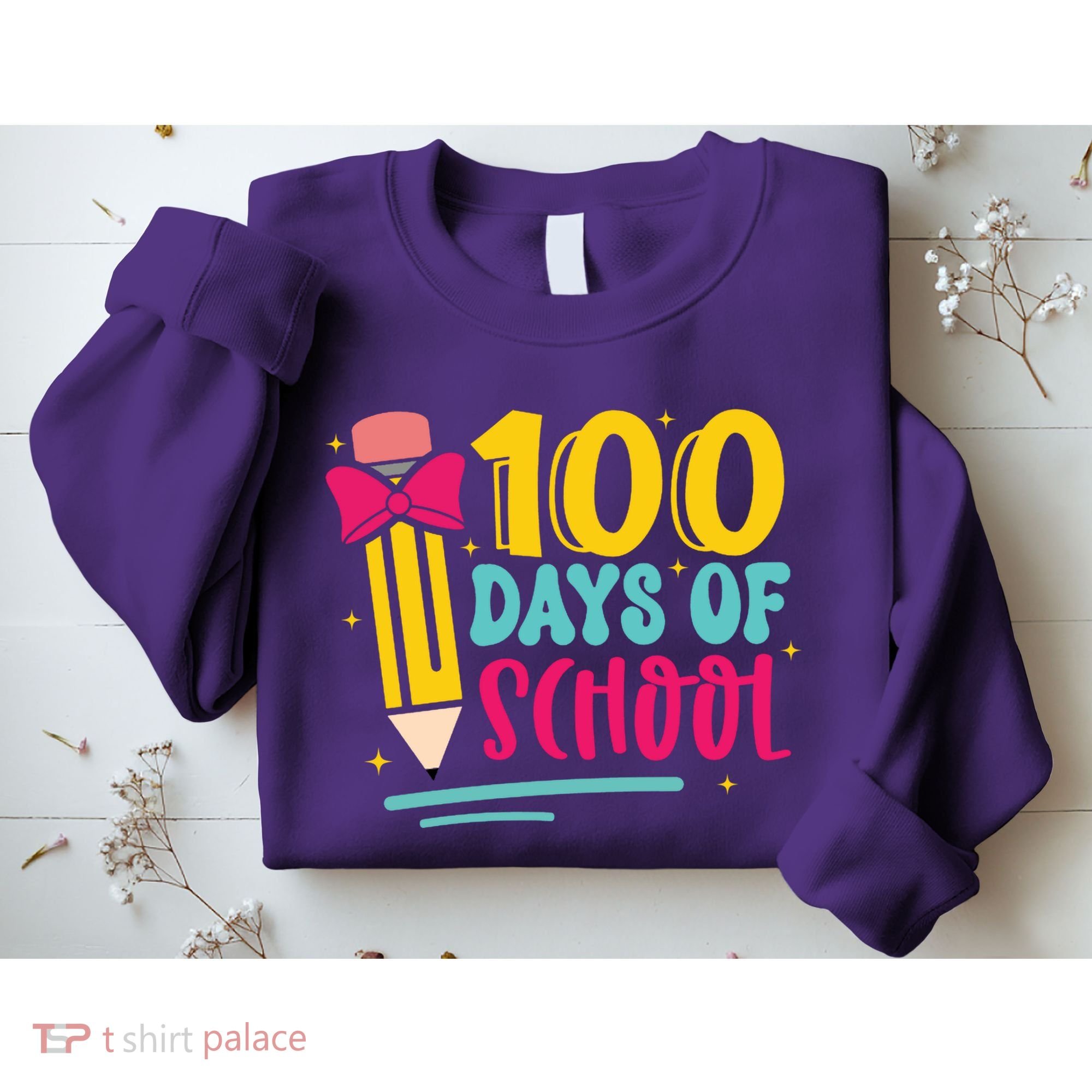 100 Days Of School Cute Education Sweatshirt