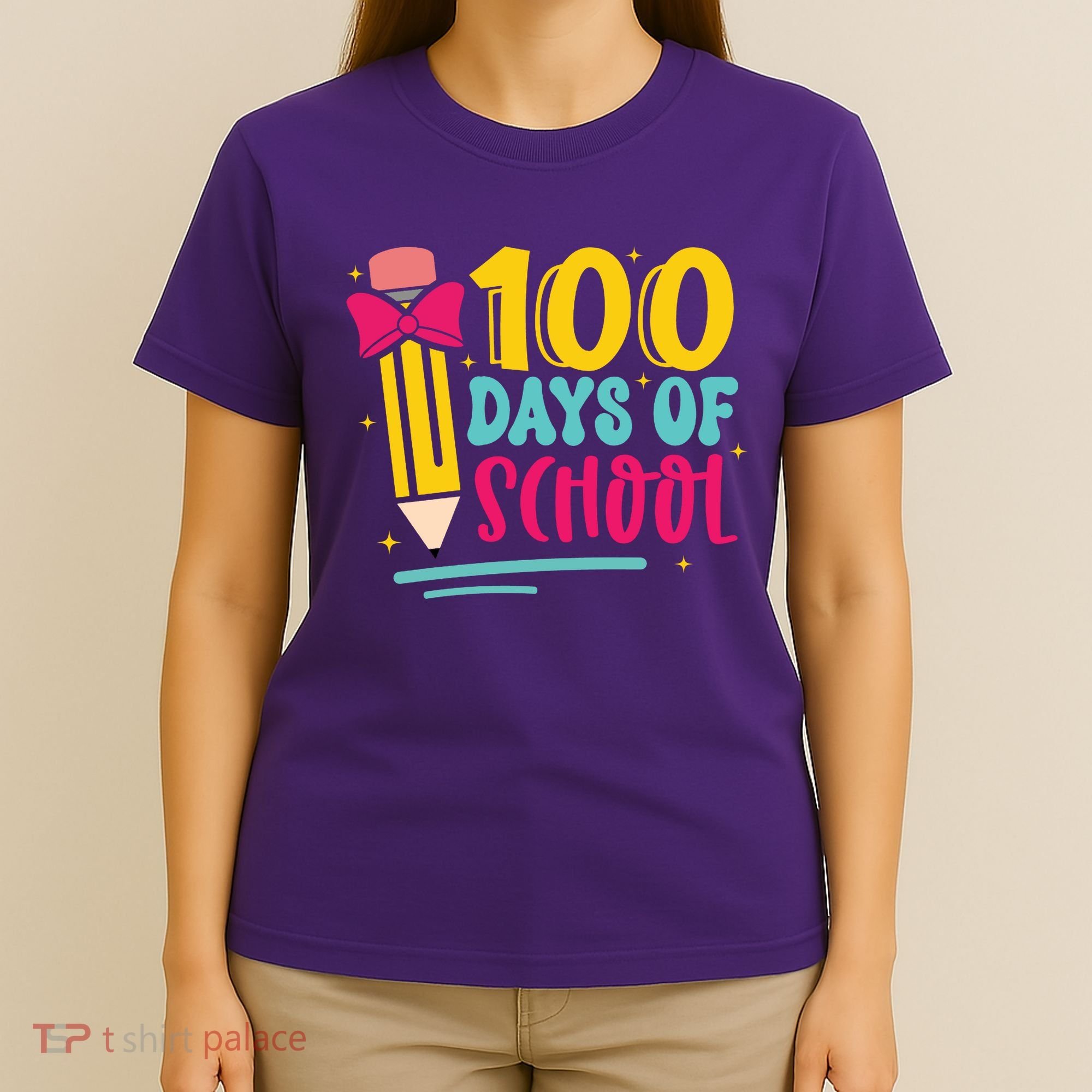 100 Days Of School Cute Education T-Shirt