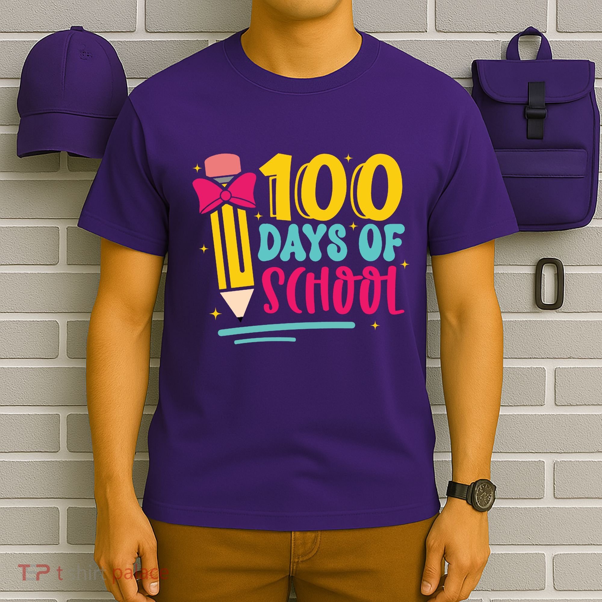 100 Days Of School Cute Education T-Shirt
