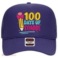 100 Days Of School Cute Education Hat thumb 0