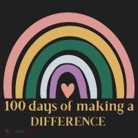 100 Days Of Making A Difference School Rainbow Tumbler thumb 3