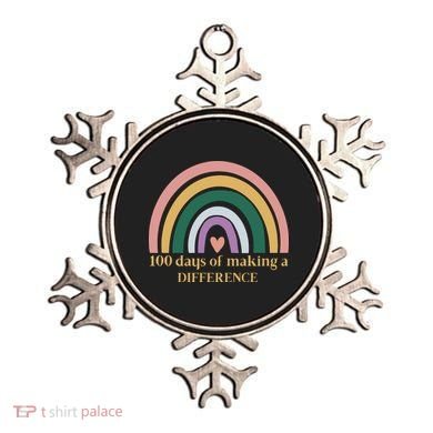 100 Days Of Making A Difference School Rainbow Ornament