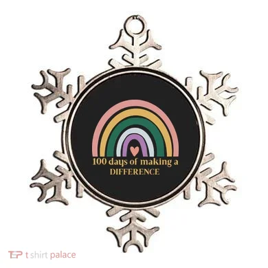100 Days Of Making A Difference School Rainbow Ornament
