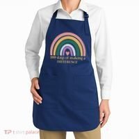 100 Days Of Making A Difference School Rainbow Apron thumb 2