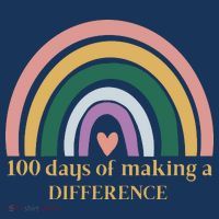 100 Days Of Making A Difference School Rainbow Women's Tank Top thumb 5