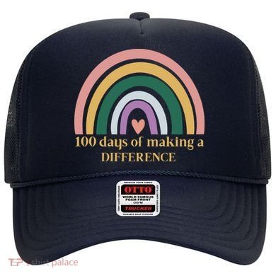 100 Days Of Making A Difference School Rainbow Hat