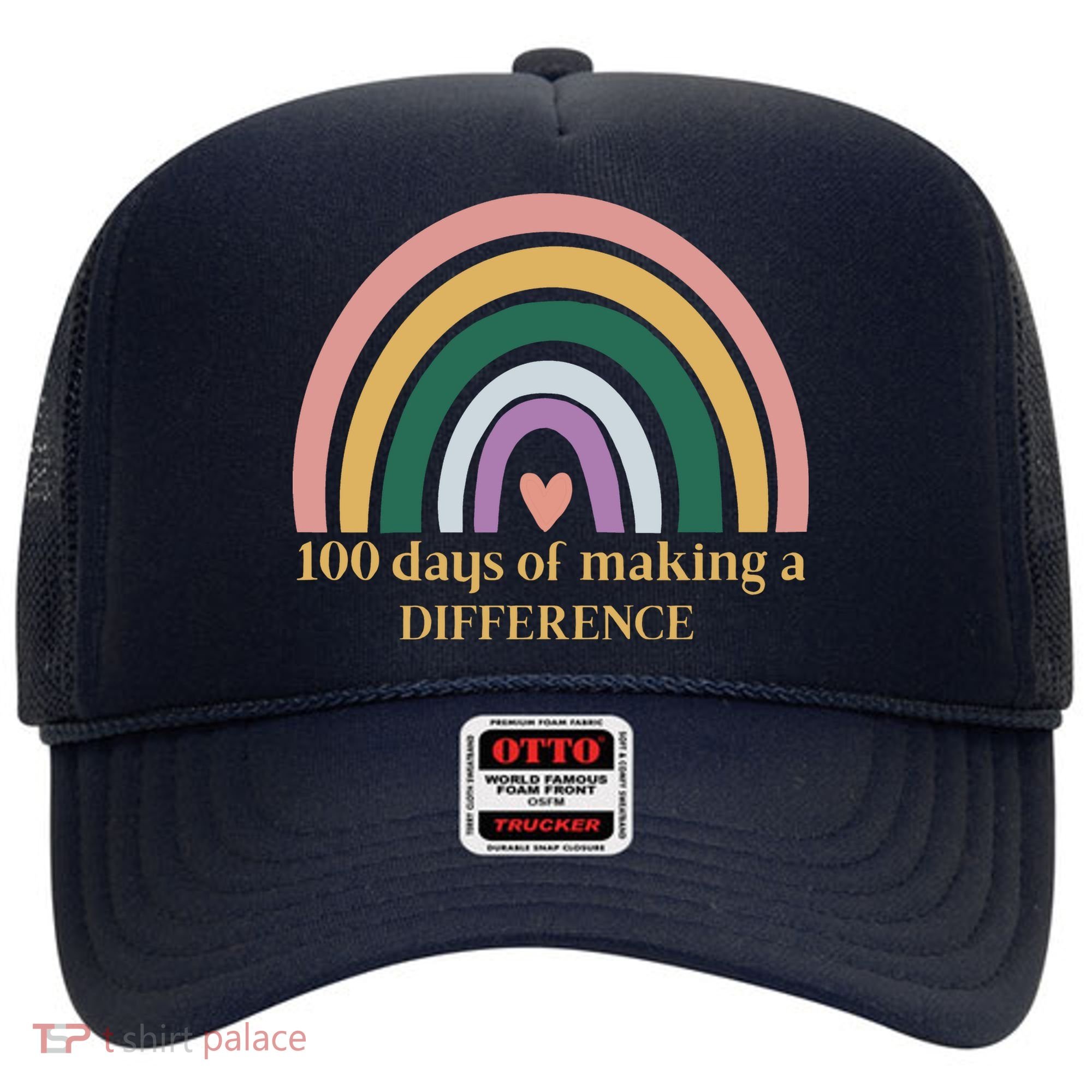 100 Days Of Making A Difference School Rainbow Hat