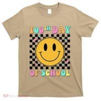 100th Day Of School Vibes Funny Smile Face 100 Days School T-Shirt thumb 0