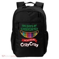 100 Days Of Kindergarten Got Me Feeling Cray Cray Backpack thumb 0