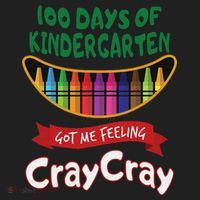 100 Days Of Kindergarten Got Me Feeling Cray Cray Beanie thumb 2