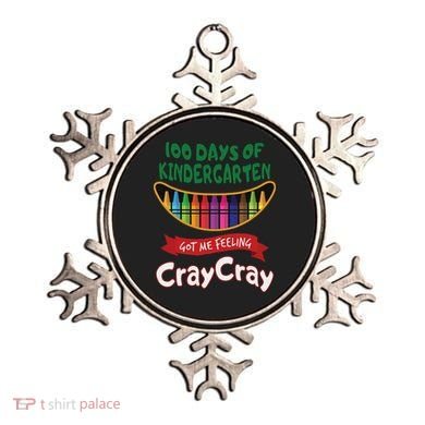 100 Days Of Kindergarten Got Me Feeling Cray Cray Ornament