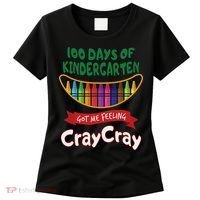 100 Days Of Kindergarten Got Me Feeling Cray Cray Women's T-Shirt thumb 0