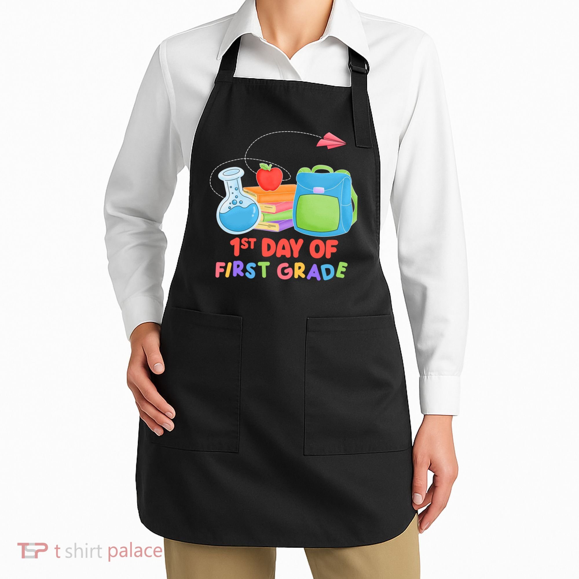 1st Day Of First Grade Cute Back To School Apron
