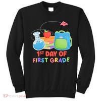 1st Day Of First Grade Cute Back To School Sweatshirt thumb 0