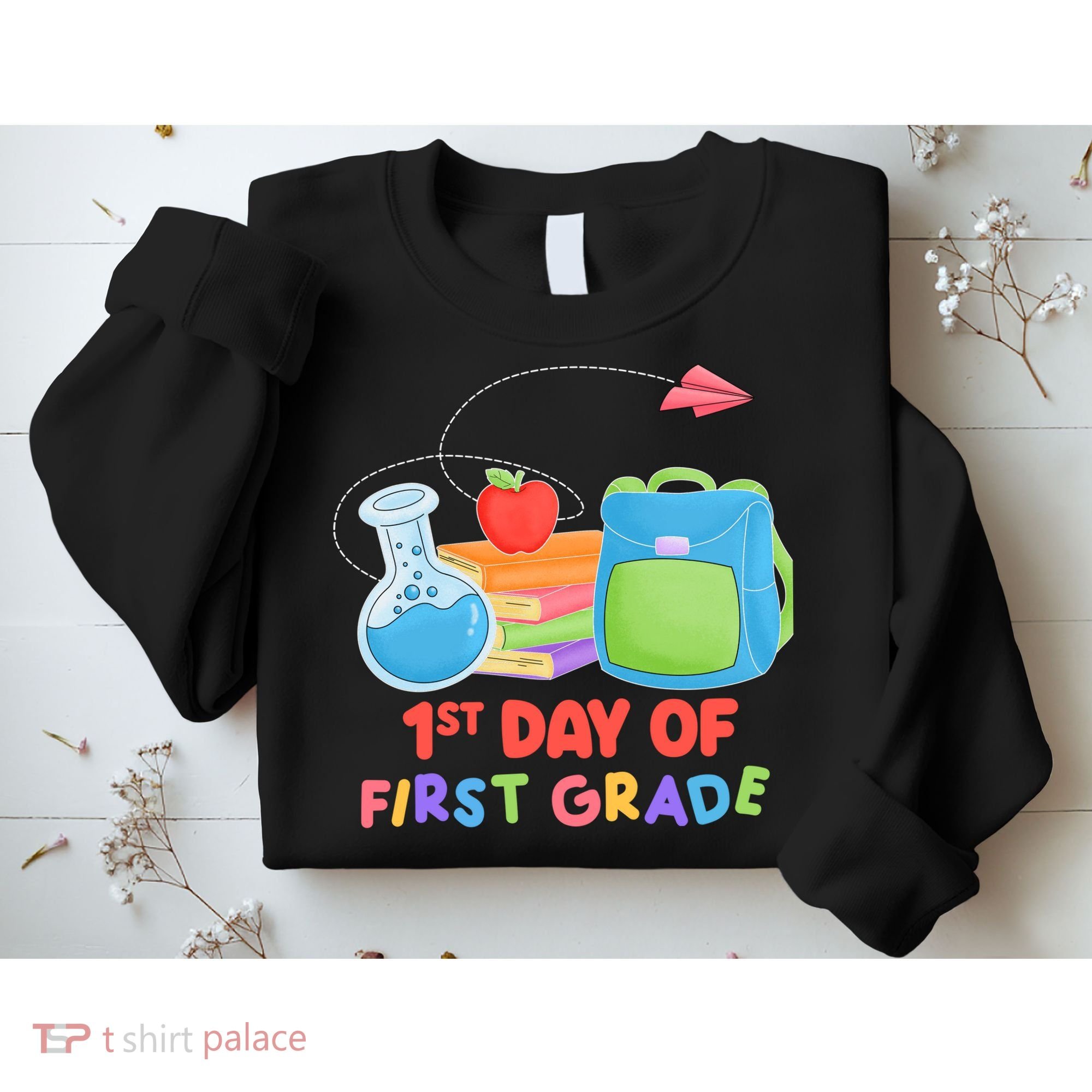 1st Day Of First Grade Cute Back To School Sweatshirt