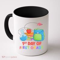 1st Day Of First Grade Cute Back To School Coffee Mug thumb 0